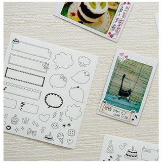 SET 6 TẤM STICKER TRANG TRÍ SỔ, PLANNER