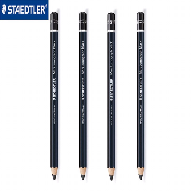 Chì Đen Staedtler Mars Lumograph Black Pencil - 2B, 4B,6B,8B