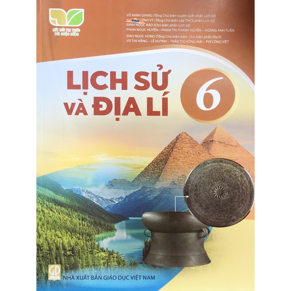 Sách Lịch sử và địa lí 6 (KN) và Atlat địa lí Việt Nam