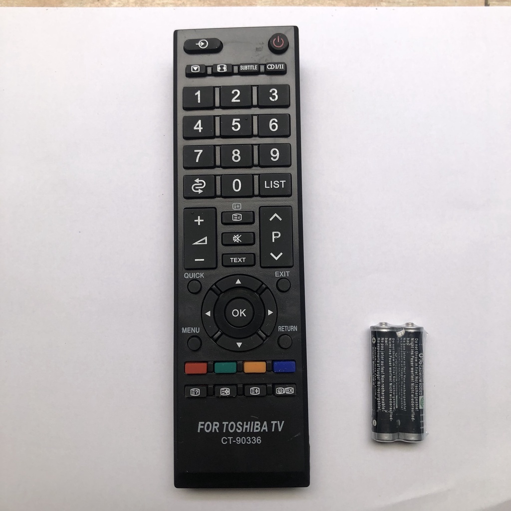 Điều Khiển Ti Vi TOSHIBA ( LED Và LCD ) tặng kèm pin AAA