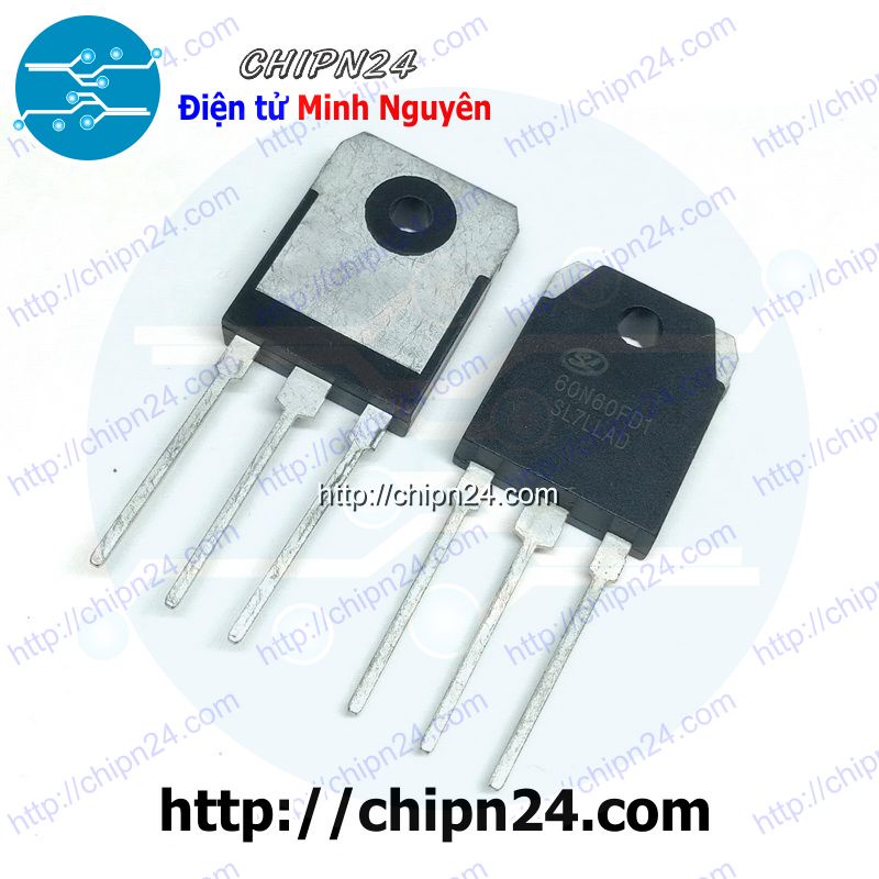 [1 CON] IGBT 60N60 TO-3P 60A 600V Kênh N (60N60FD1 SGT60N60FD1PN)