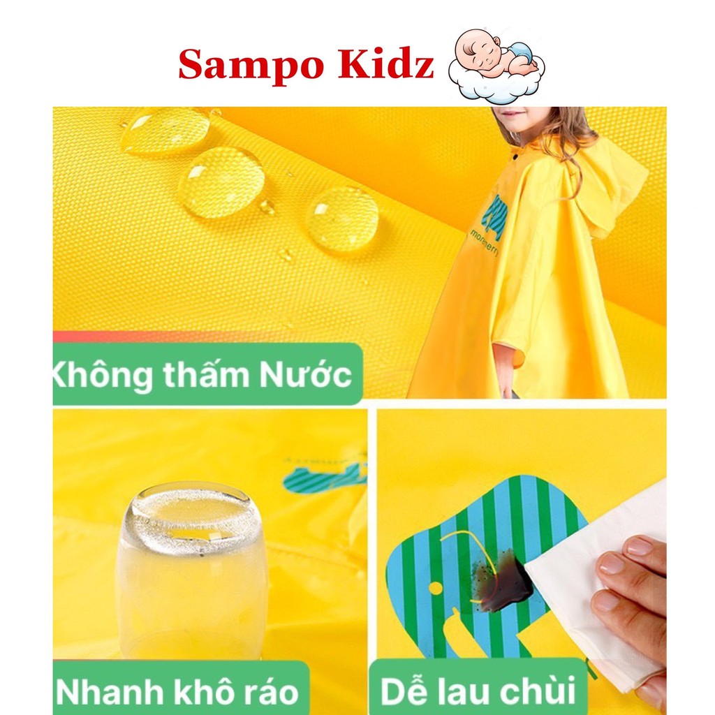 Áo mưa cánh dơi SMALLY cho bé, hàng cao cấp