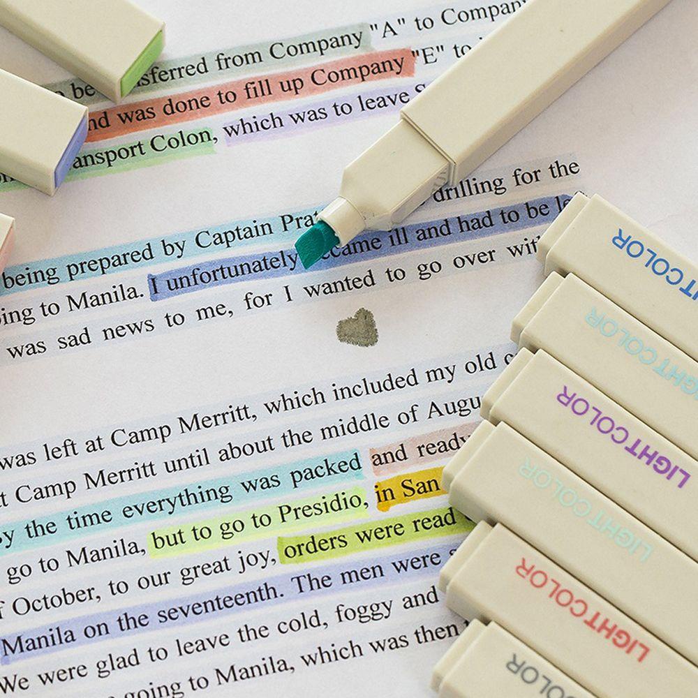 Bút Đánh Dấu Morandi Màu Pastel Dùng Làm Quà Tặng Cho Học Sinh