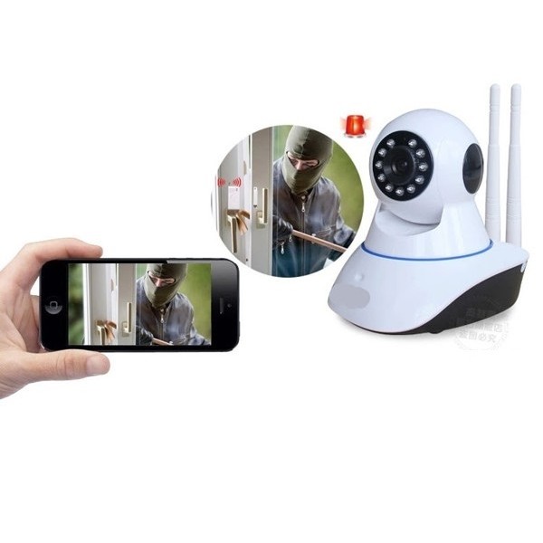 Camera giám sát và báo động PK11 (Trắng) | BigBuy360 - bigbuy360.vn