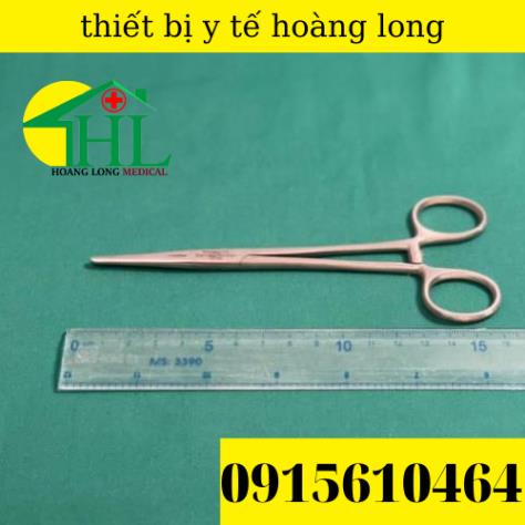 Panh Y Tế, Panh Gắp Phẫu Thuật, Pen Kẹp Y Tế, Panh Thẳng Không Mấu 16cm - Hàng Pakistan