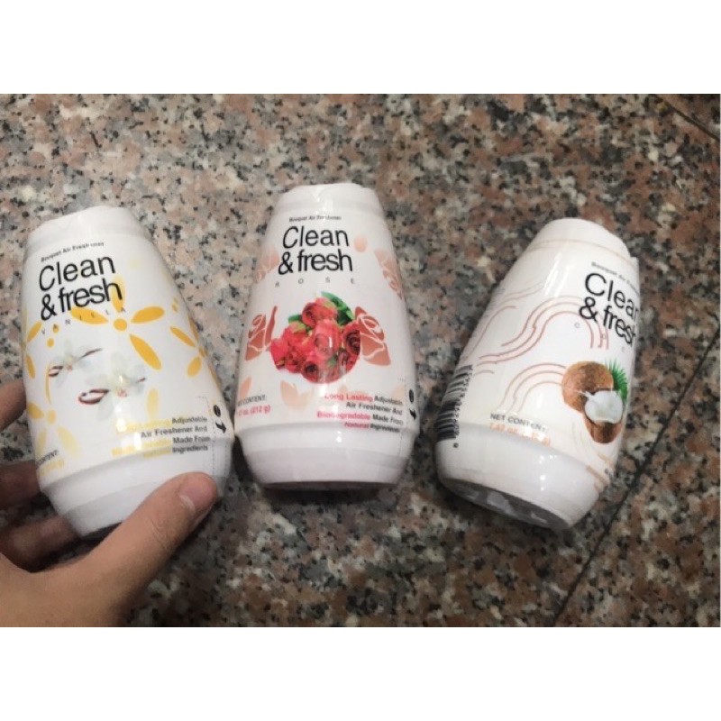 Sáp Thơm Khử Mùi Clean &amp; Fresh Hàn Quốc 212g