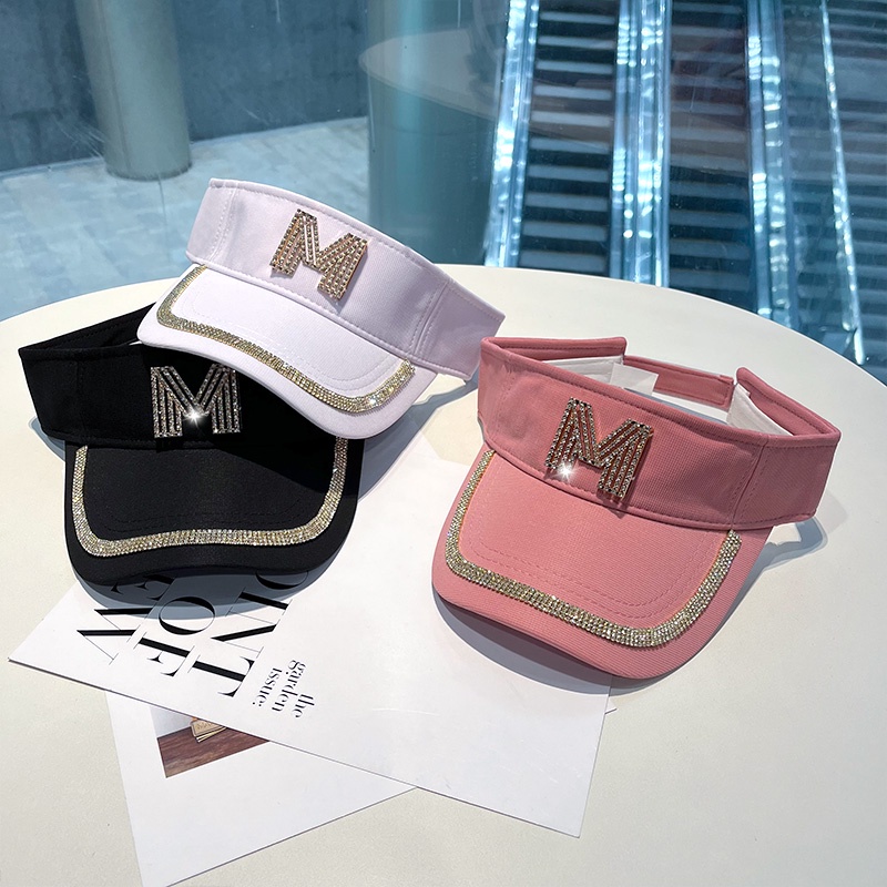 Mũ Lưỡi Trai Nửa Đầu Chống Nắng Thêu Chữ Thời Trang Cho Nam Và Nữ