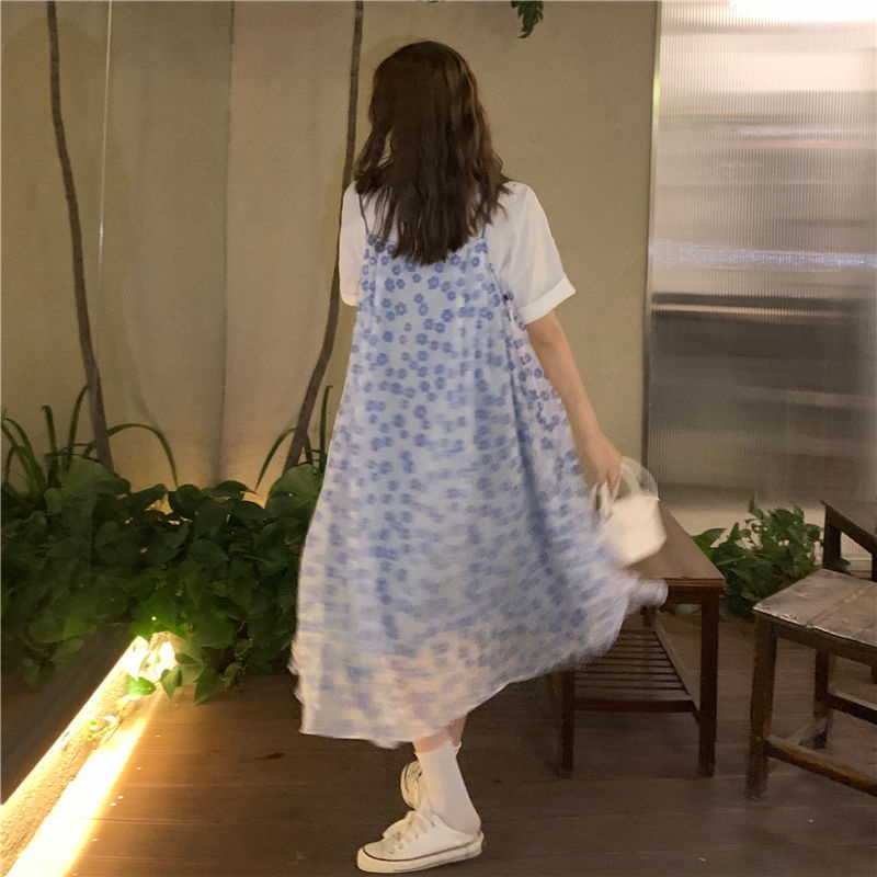 Đầm Công Chúa In Hoa Chuông Lắc Đầu Tiên Kiểu Pháp Chất Lượng Cao Mùa Hè