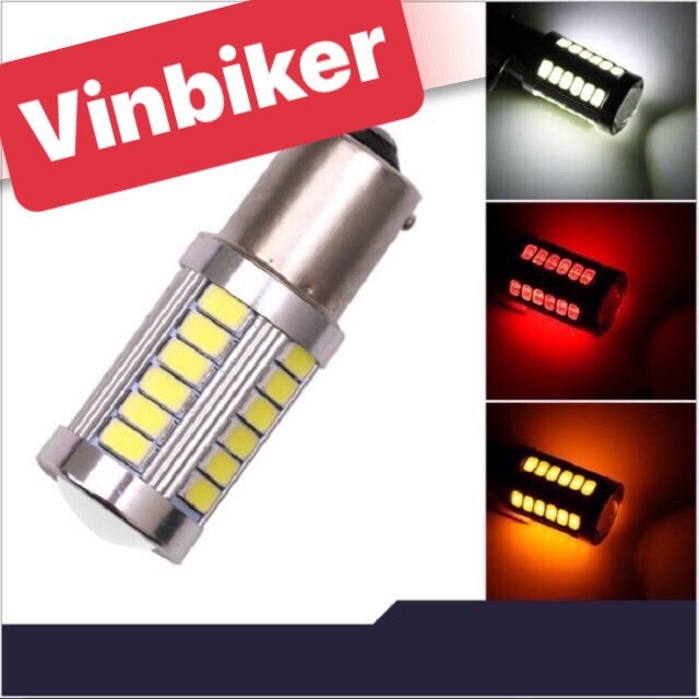 Đèn Hậu Nháy 33 Tim Led Đủ Màu