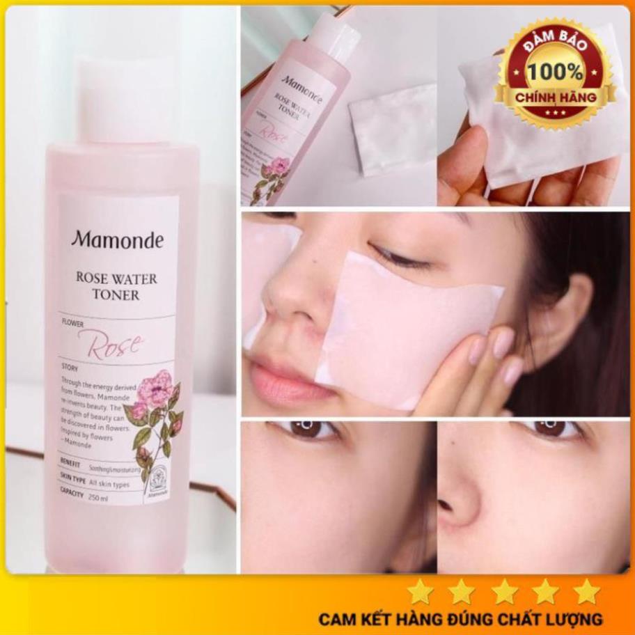 [CHÍNH HÃNG] Nước Hoa Hồng, Toner Hoa Hồng Mamonde Rose Không Cồn 150ml, 250ml Dành Cho Mọi Loại Da | BigBuy360 - bigbuy360.vn