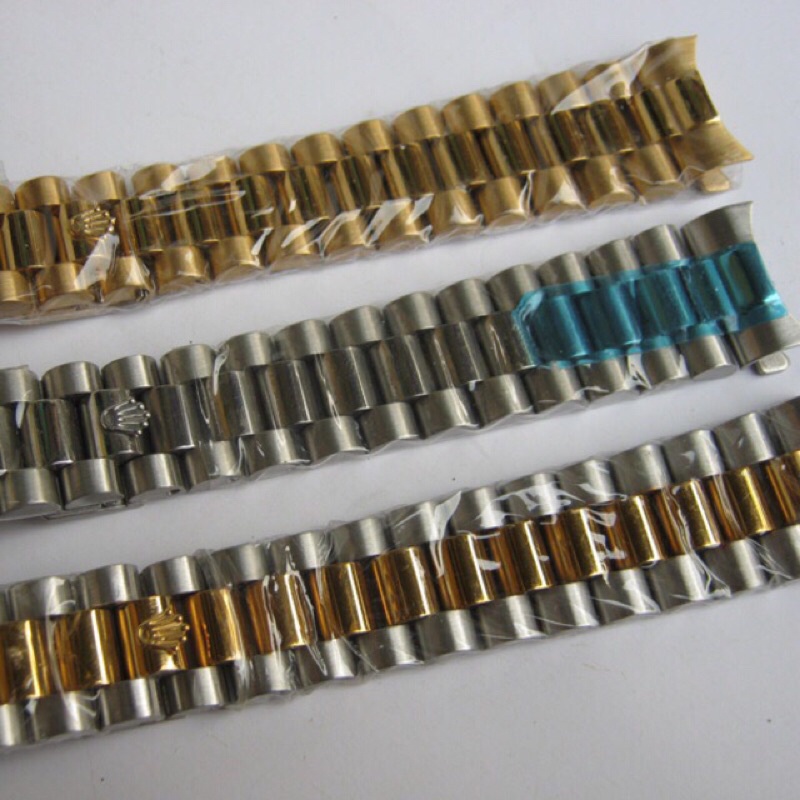 Dây đồng hồ Rolex 3 mắt đúc xịn , dây thép không gỉ , size 20