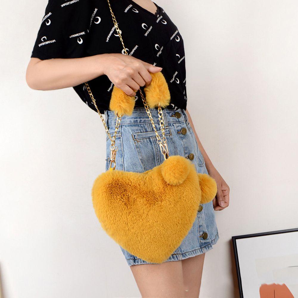 Túi Đeo Vai Đựng Tiền Xu Hình Trái Tim Dễ Thương Cho Bé Gái