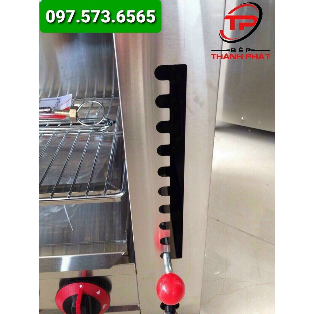 Lò nướng salamander 6 họng | Hàng Nhập Khẩu