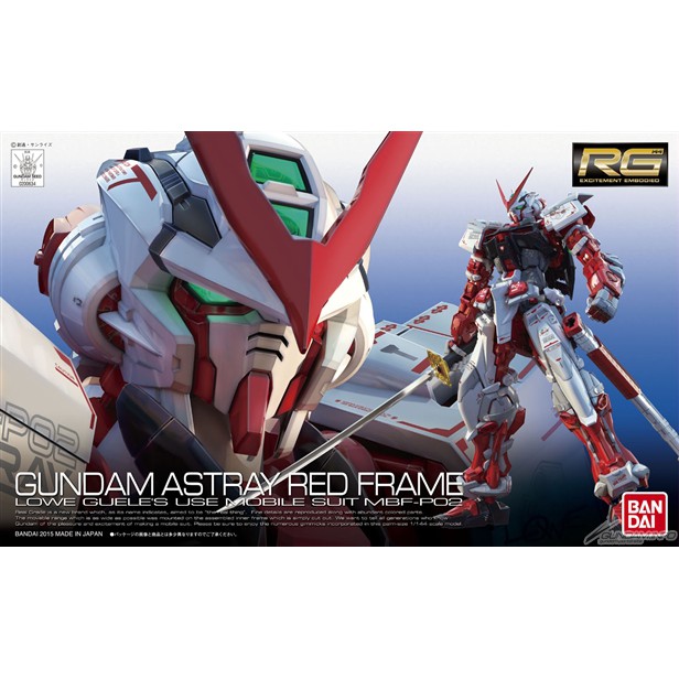 Mô hình RG 19 1/144 Astray Red Frame - Chính hãng Bandai Nhật Bản