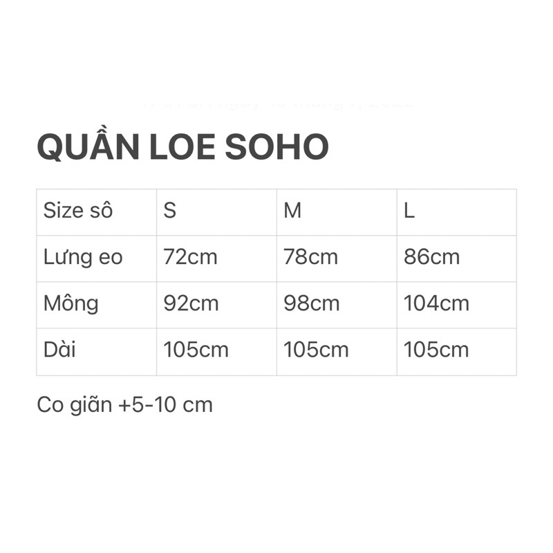 QUẦN TÂY LOE XUẤT DƯ XỊN
