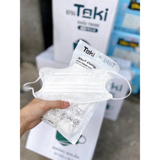 Combo 50c khẩu trang Cua Taki kis 4 lớp kháng khuẩn kiểu dáng thời trang mới