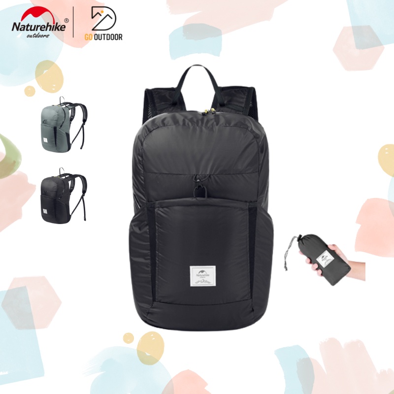 Balo xếp gọn siêu nhẹ Naturehike 22L NH17A017-B Du lịch Dã ngoại