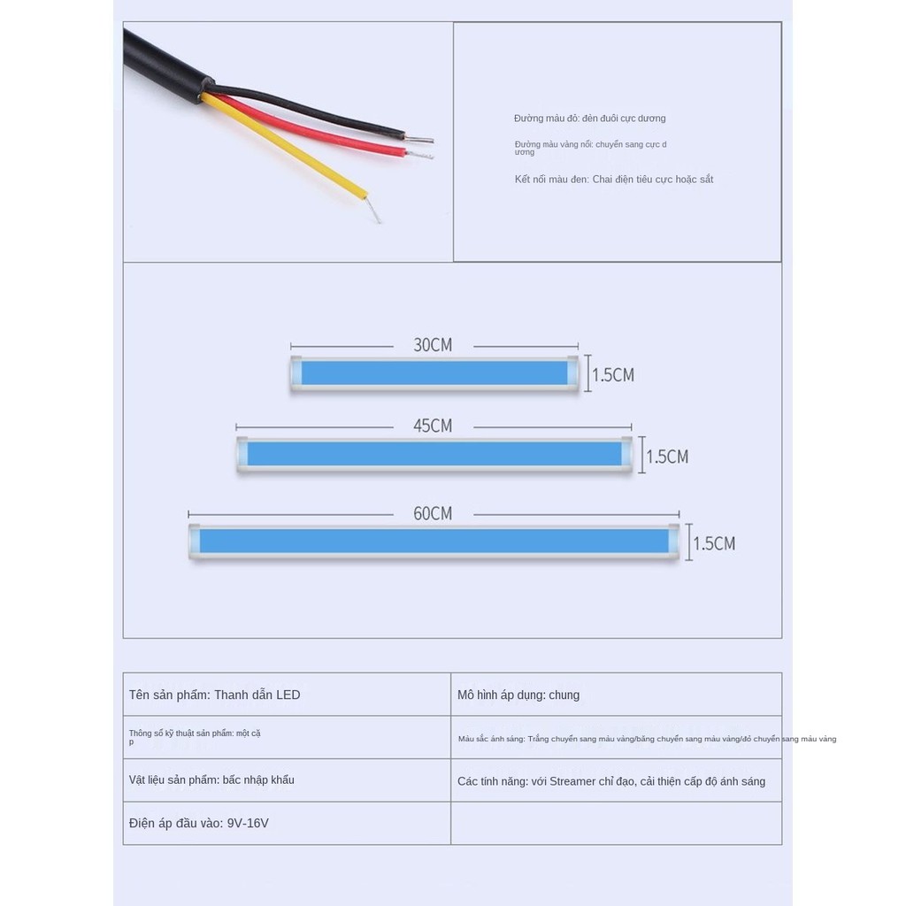 xe máy nước chảy xi nhan đèn đuôi bắt đầu quét led điện Phụ kiện đổi thành streamer trang trí