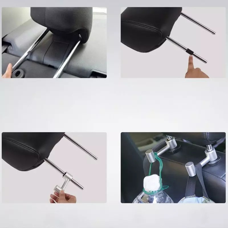 Móc treo sau ghế ô tô hợp kim nhuôm