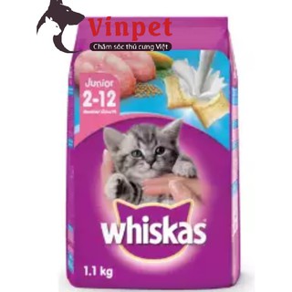 THỨC ĂN CHO MÈO CON WHISKAS JUNIOR TỪ 2 - 12 THÁNG TUỔI