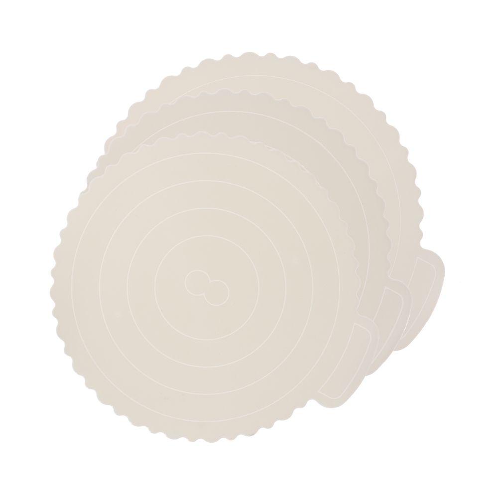 HECCEH Khay Đựng Bánh Kem Bằng Nhựa Kích Thước 4 / 6 / 8 / 10 / 12inch Có Thể Tái Sử Dụng