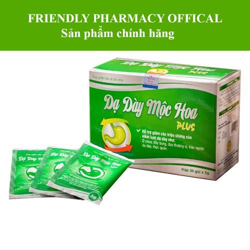 Dạ Dày Mộc Hoa Plus - Hỗ trợ giảm đau dạ dày, giảm ợ chua, đầy bụng, trào ngược (Hộp 30 gói x 5g)