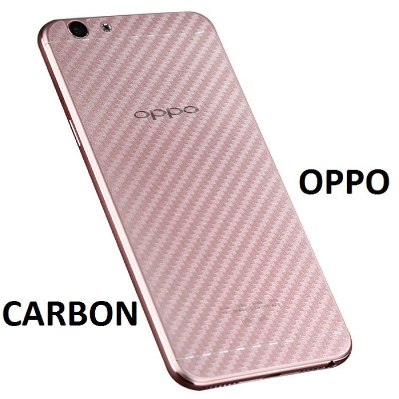 MIẾNG DÁN CACBON OPPO NEO 7 A33 NEO 9 A37  NEO 9S A39  A59  A83  F5  F7  F9  A3S  DÁN CACBON MẶT LƯNG VÂN 3D CHỐNG TRẦY