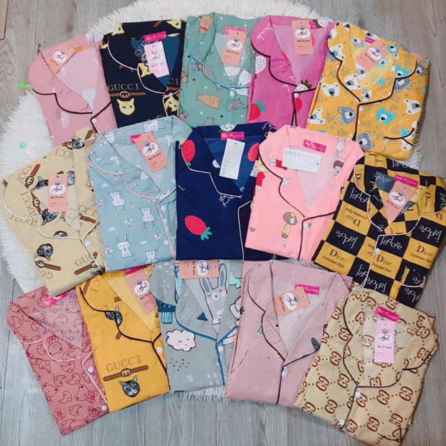 Bộ ngủ cute combo 2 bộ
