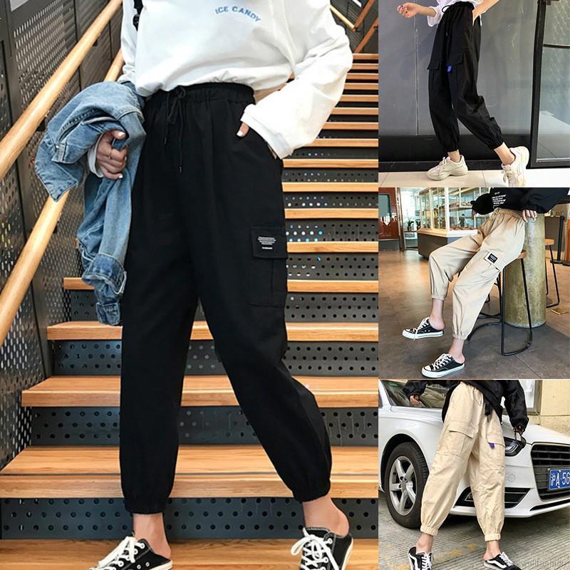 [Baywellfashion]Quần dài nữ lưng cao co giãn thời trang Hàn