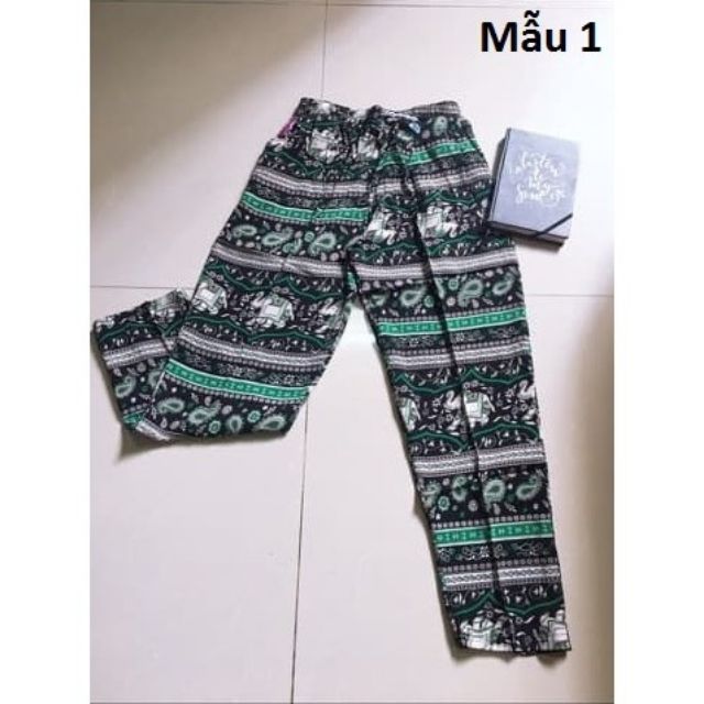 Quần lanh dài xuông gấu (Alibaba) | BigBuy360 - bigbuy360.vn