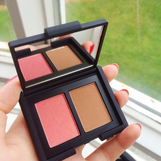 BẢNG TẠO KHỐI - MÁ HỒNG - NARS BLUSH - BRONZER DUO ORGASM - LAGUNA