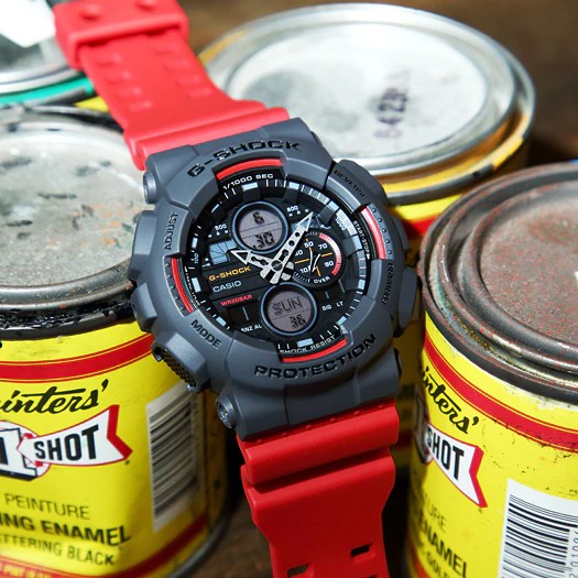 Đồng Hồ Casio Nam Dây Nhựa GSHOCK GA-140-4A Chính Hãng