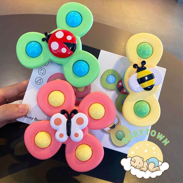 Set 3 con Quay Bugs Spinner - Đồ Chơi Con Quay hình Côn Trùng cho Bé