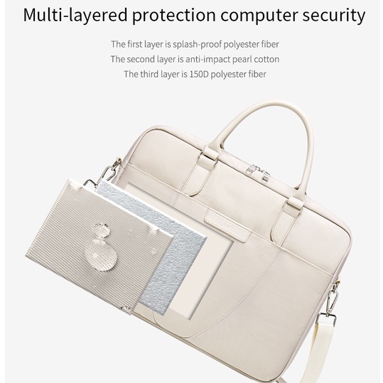 Túi Xách Đựng laptop 13.3 14.1 15.6 inch Thiết Kế Đơn Giản Tiện Dụng