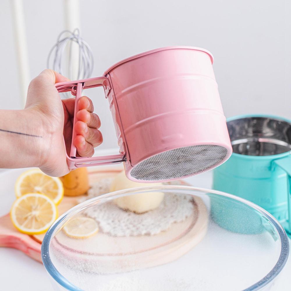 Dụng Cụ Rây Bột Làm Bánh Bằng Lưới Tiện Dụng Cho Nhà Bếp