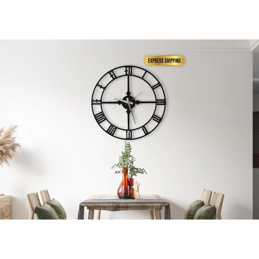 Đồng hồ treo tường Thegioipuzzle bằng kim loại bền đẹp DH003