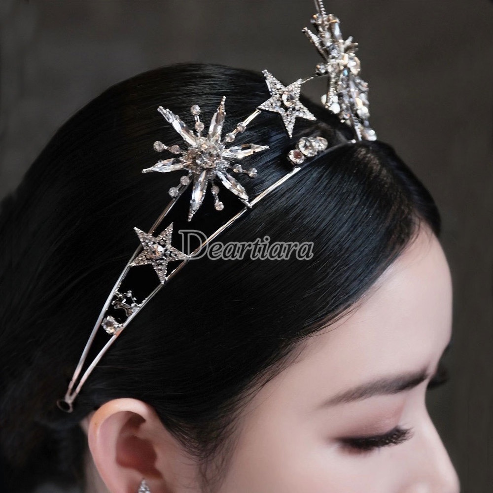 Vương miện đính đá thời trang cho cô dâu