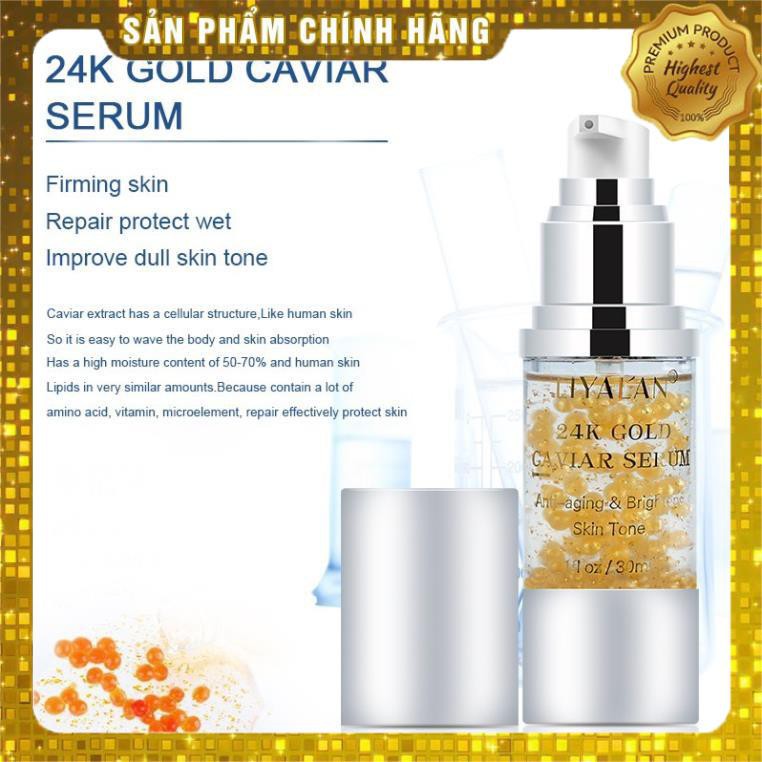 Serum Vàng 24k Và Trứng Cá Muối Hữu Cơ Làm Trắng Da Chống Lão Hóa 30ml | BigBuy360 - bigbuy360.vn