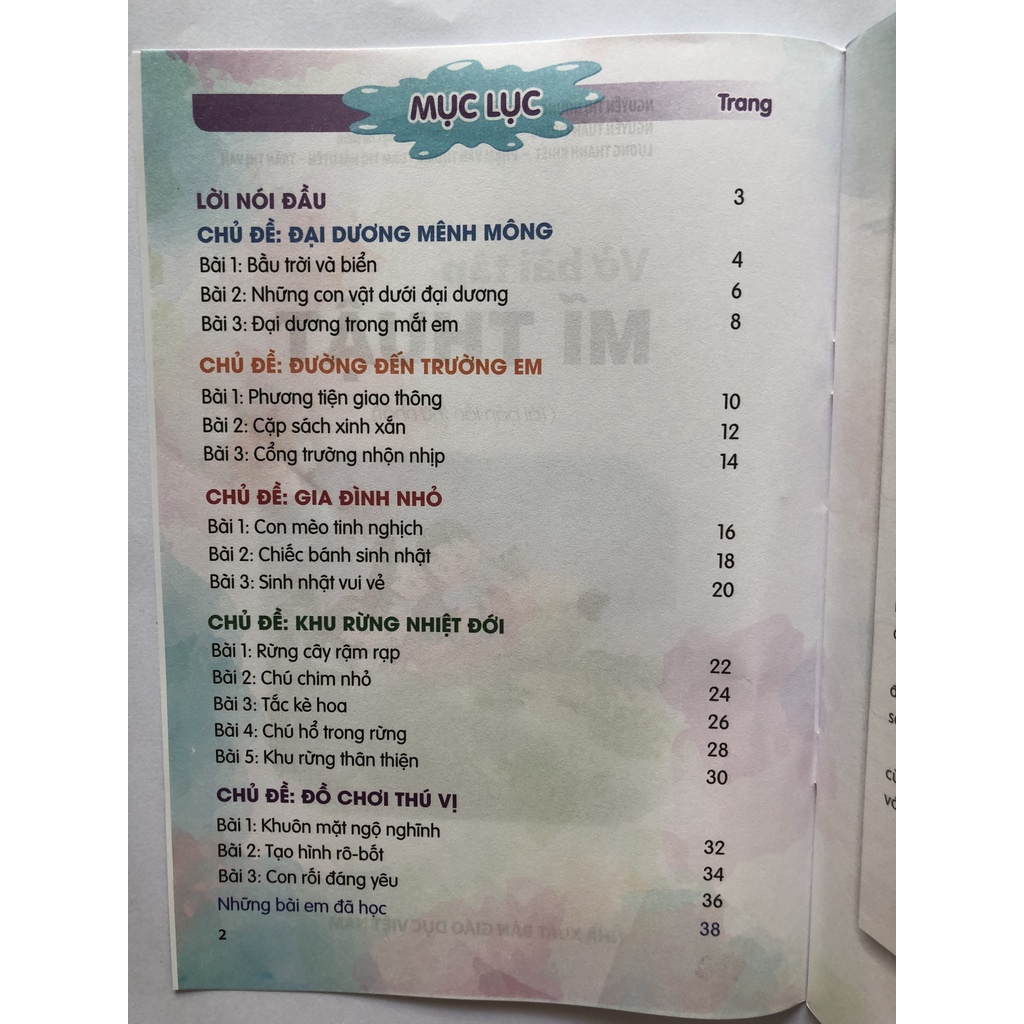 Sách - Vở bài tập Mĩ thuật 2 Chân trời sáng tạo - bán kèm 1 túi giấy thủ công