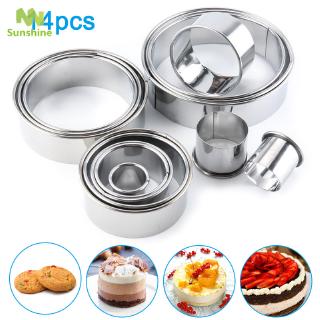 Set 14 khuôn tròn làm bánh bằng thép không gỉ