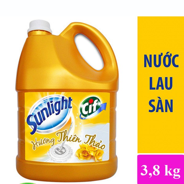 Nước Lau Sàn Sunlight Hương Thiên Thảo (3.8kg)