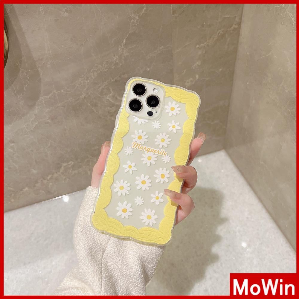 Ốp Điện Thoại Silicon Mềm Chống Trượt Chống Sốc In Hình Hoa Cúc Vàng Cho iPhone 13 Pro Max 12 Pro Max 11 7Plus
