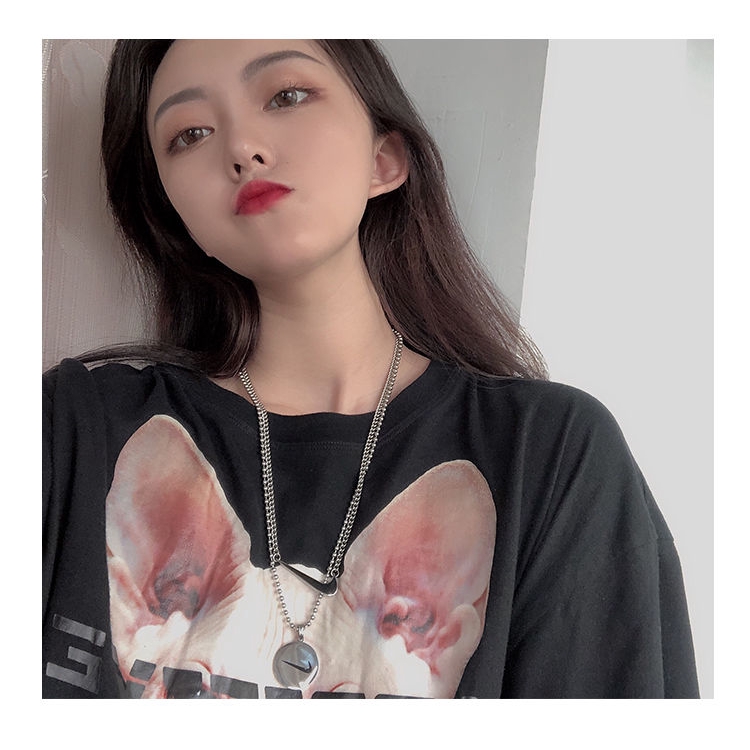 Dây Chuyền Mặt Đĩa Tròn/ Hình Logo Nike Phong Cách Hip Hop 22217 | BigBuy360 - bigbuy360.vn