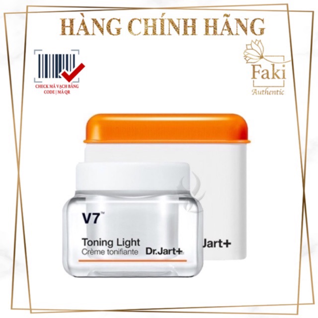 Kem dưỡng trắng da nâng tông V7 Toning Light Dr.Jart+ - Kem V7