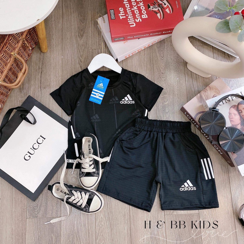(20-35kg) Set thể thao thông hơi cho bé☘️ Bộ đồ Adi.das chính hãng Loại 1☘️