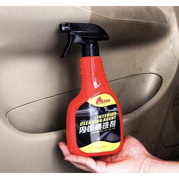 CHAI INTERIOR CLEARNING 500ML ︳WASH VỆ SINH NỘI THẤT XE HƠI ︳WASH FOR CAR︳TẶNG KHĂN LÔNG CỪU CAO CẤP