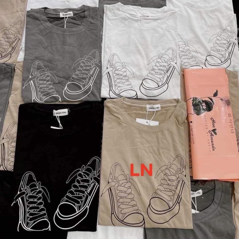 Áo phông vẽ đôi giày DA6