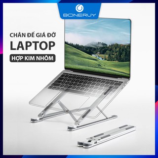💻Giá Đỡ Laptop Boneruy P11 Bằng Hợp Kim Nhôm, Đế Tản Nhiệt Laptop Macbook Cho Máy 11~17 inch, Có Thể Xếp Gọn Lại
