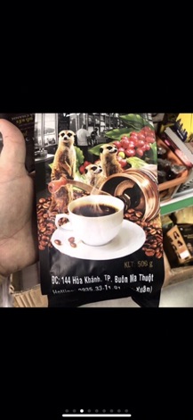 BỊCH 500g BỘT CÀ PHÊ CHỒN BAN MÊ 33k/bịch