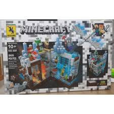 Lego MineCraft Xây dựng thế giới lâu đài và rồng cỡ lớn có đèn LED cao cấp
